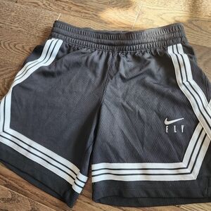 Nike Fly Black Shorts with White Stripes